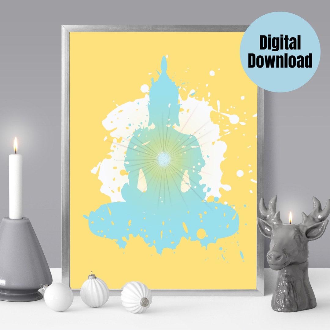 Zen Wall Art Prints Meditation Wall Art Healing Spiritual Printable