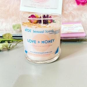 Love & Money manifesting candle