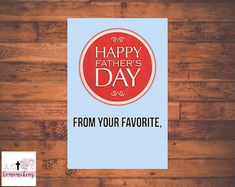 Printable Father’s Day Card