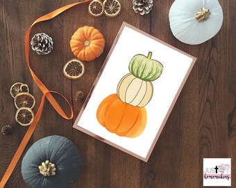 Home Decor | Pumpkin Stack | Fall | Printable | Digital
