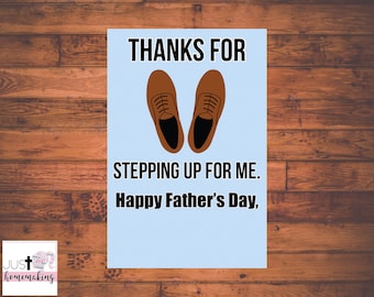 Printable Father’s Day Card for Stepdad