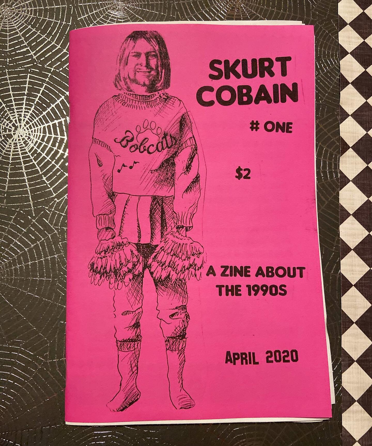 Skurt Cobain- Zine Pack of 4 Zines, Zines About the 1990s, Zine