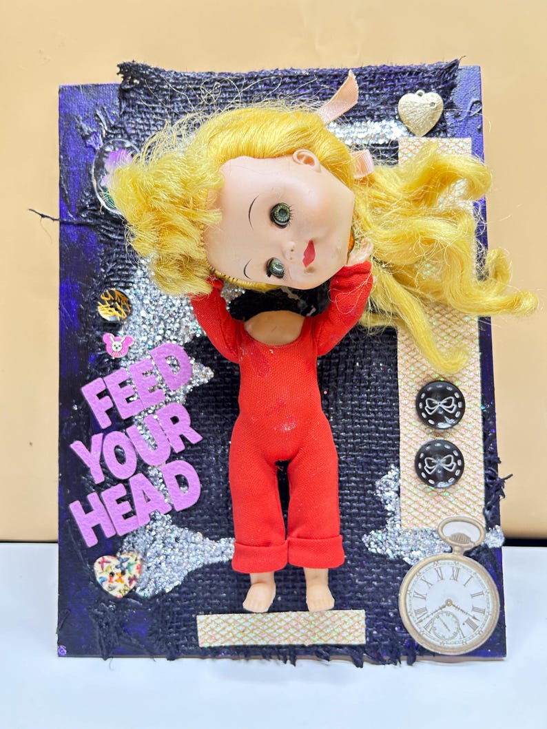 Feed Your Head 2024 original Collage Etsy