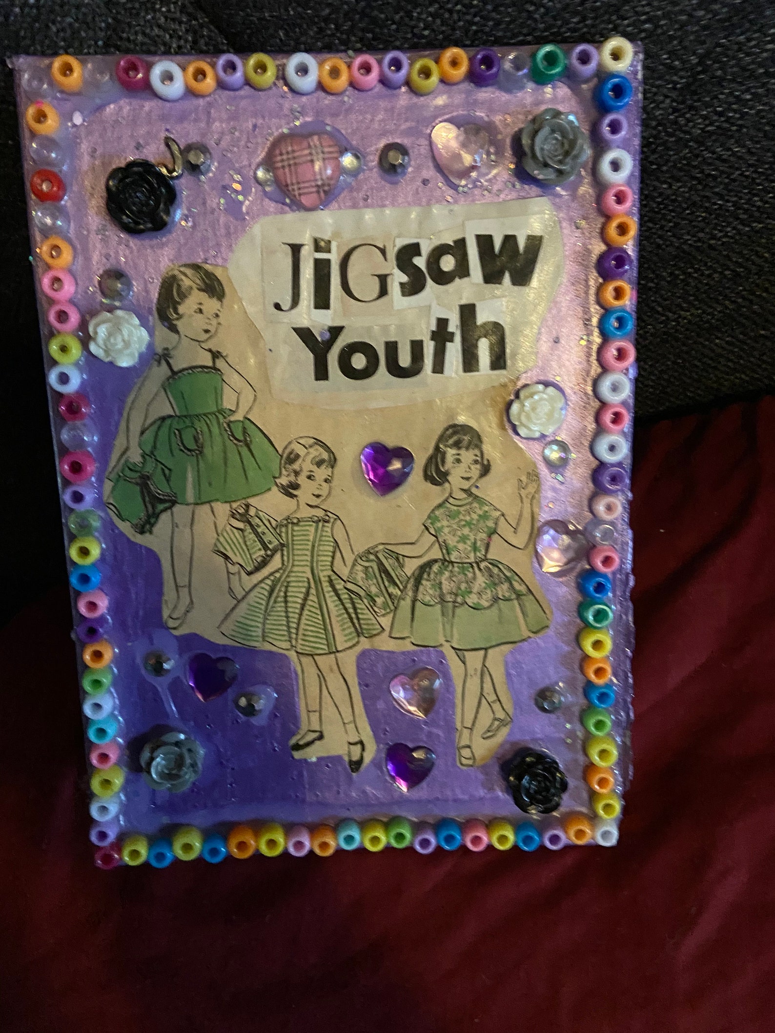 Jigsaw Youth Original Collage Etsy