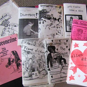 Riot Grrrl Nostalgia zine grab bag #2 -A Feminist Time Capsule of 1990s Empowerment for Zine Lovers!