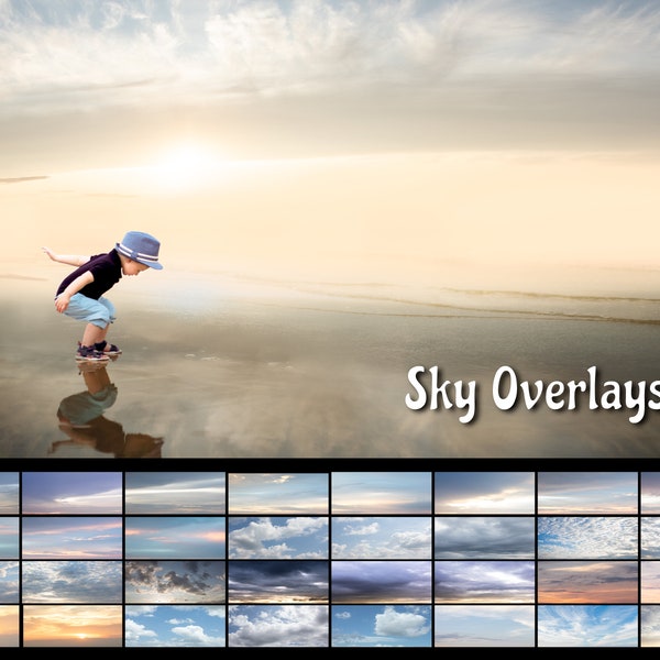 Sky Overlays, Sunset, Sunrise, & Blue Skies