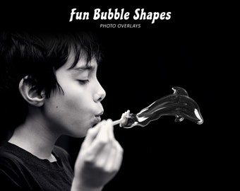 Superpositions de bulles pour Photoshop, formes d’animaux amusantes