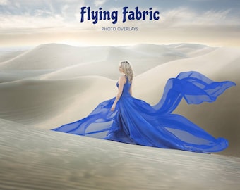 Flying Fabric Overlays, Flying Dress