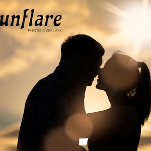Sunflare Overlays for Photoshop, Light Rays & Sunbursts