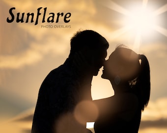 Sunflare Overlays for Photoshop, Light Rays & Sunbursts