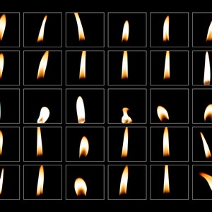 Candle Flame Overlays