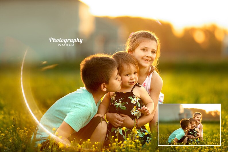 Ring Lens Flare Overlays, Sunflares image 3