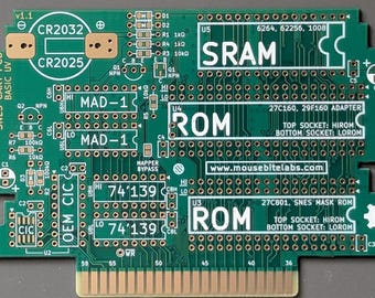 Super Nintendo Cartridge Circuit Board - Basic UV