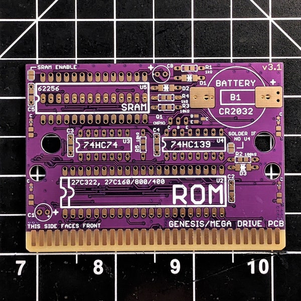 Sega Genesis/Mega Drive Cartridge Circuit Board