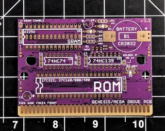 Sega Genesis/Mega Drive Cartridge Circuit Board