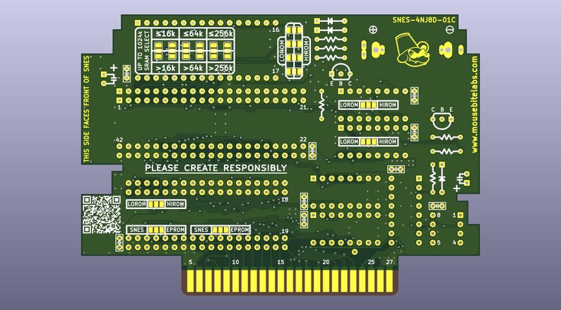 Placa de circuito para cartucho de Super Nintendo - UV básica imagen 5