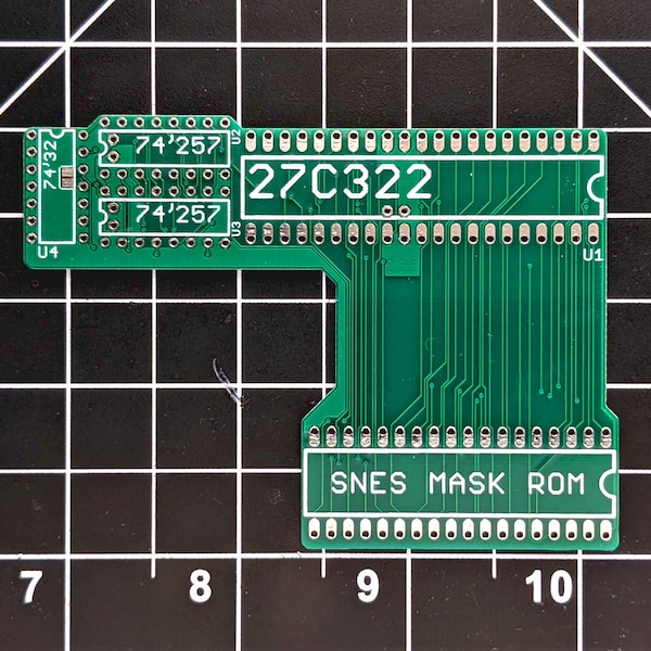 SNES to 27C322 Extended Adapter Board