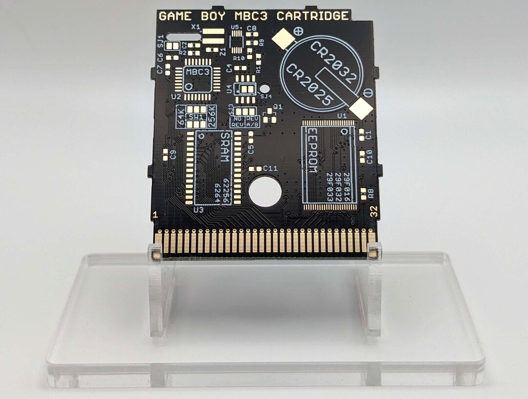 Game Boy Cartridge PCB MBC3 Etsy