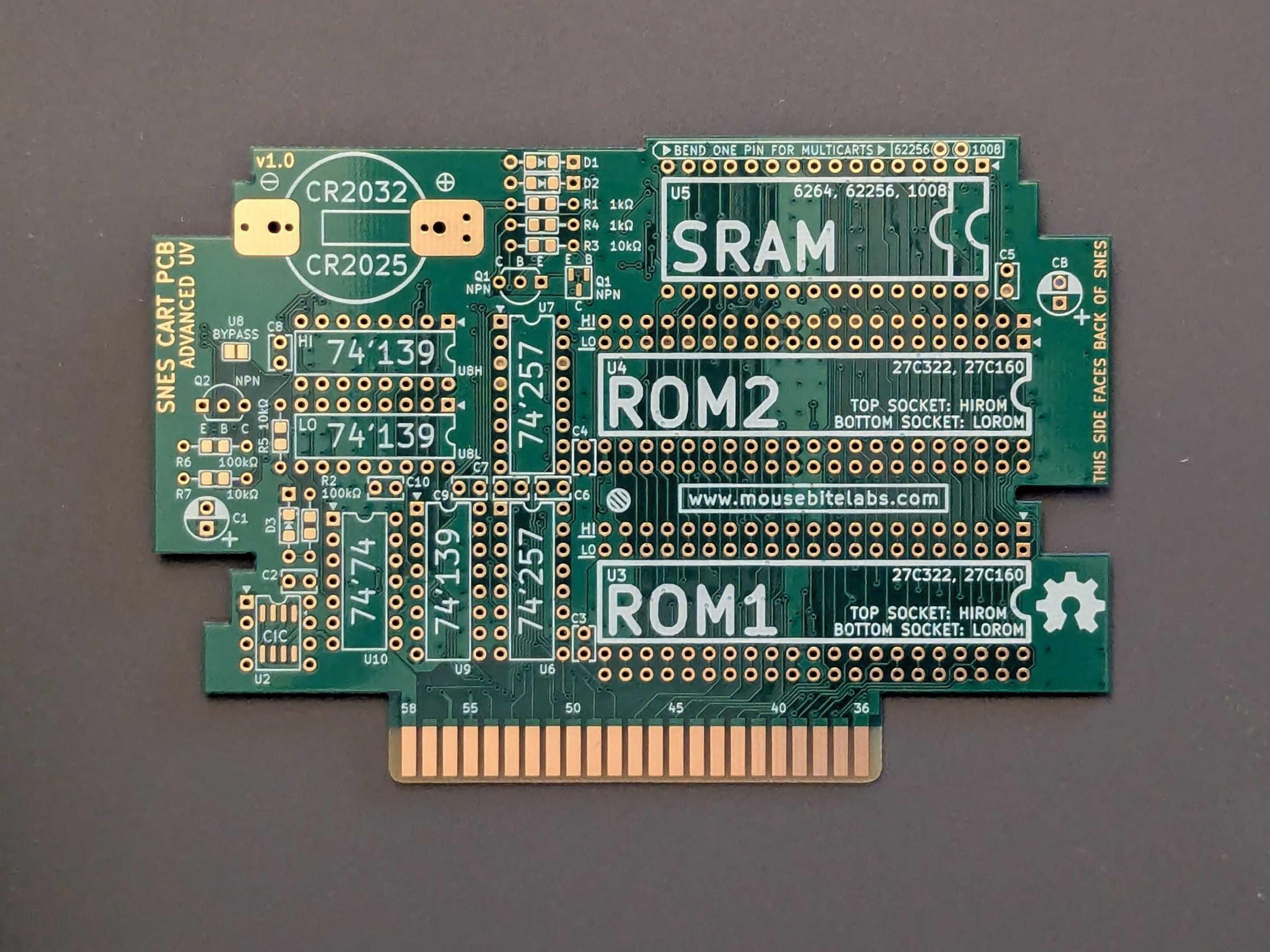 Super Nintendo Cartridge Circuit Board - Advanced UV - Etsy