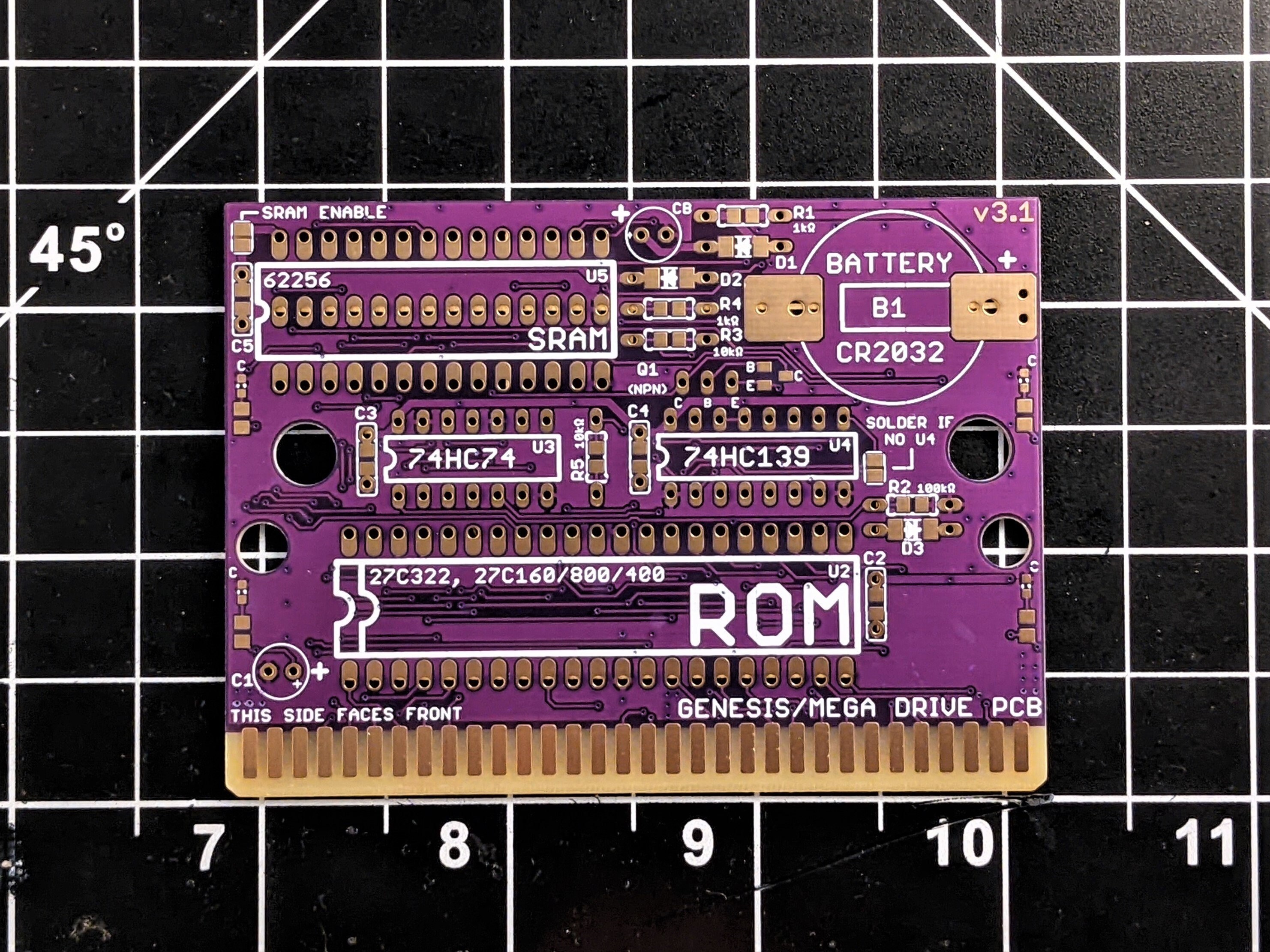 Sega Genesis/mega Drive Cartridge Circuit Board - Etsy