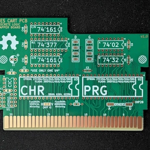 Placa de circuito del cartucho de Nintendo NES - Discreta