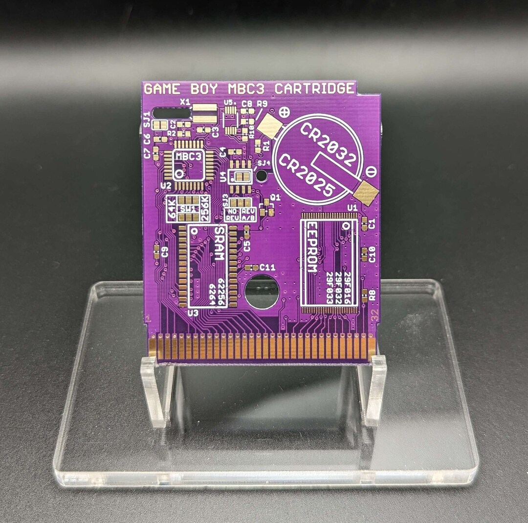 Game Boy Cartridge PCB MBC3 Etsy