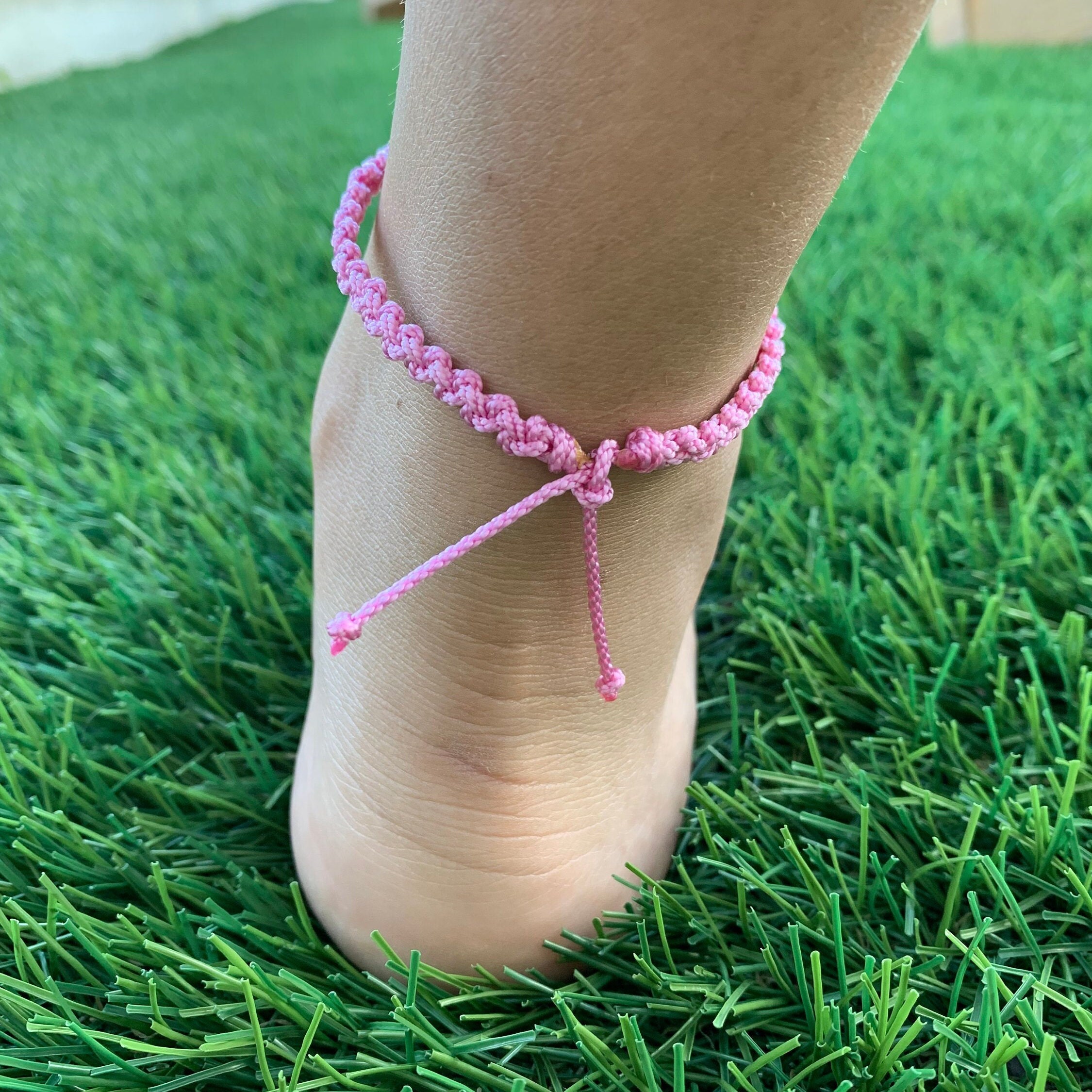 Custom Adjustable Handmade Anklet for Streetwear and Unique Gifts - Etsy