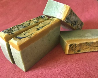 Luck Soap - Luck Spell - Luck Herbal Infusion - Bath Ritual Soap - Magik Shea Butter Soap - ALL NATURAL Soap - Irish Luck