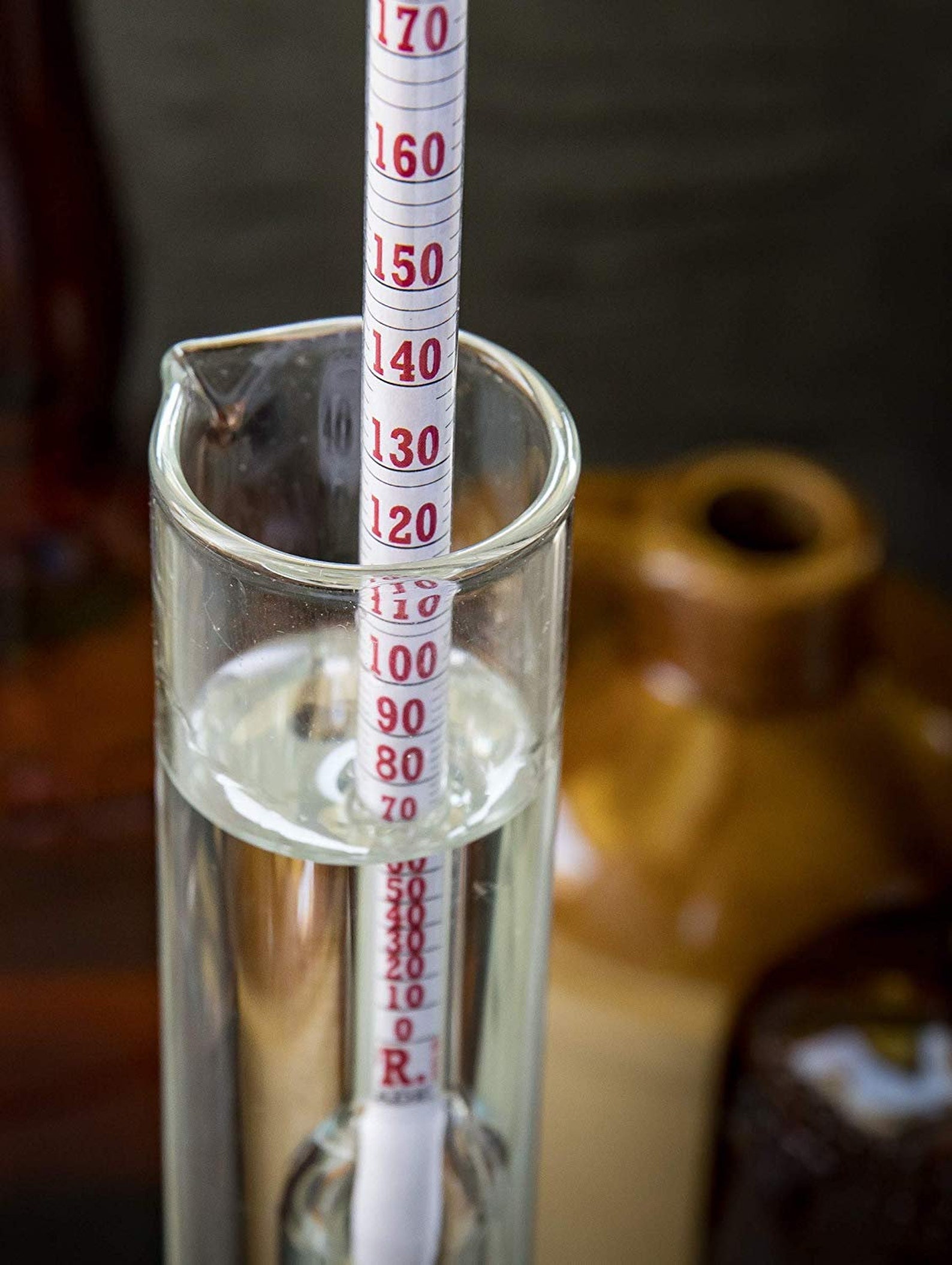 Hydrometer Alcohol Meter Test Kit Distilled Alcohol Americanmade 0