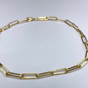 24k paperclip plated