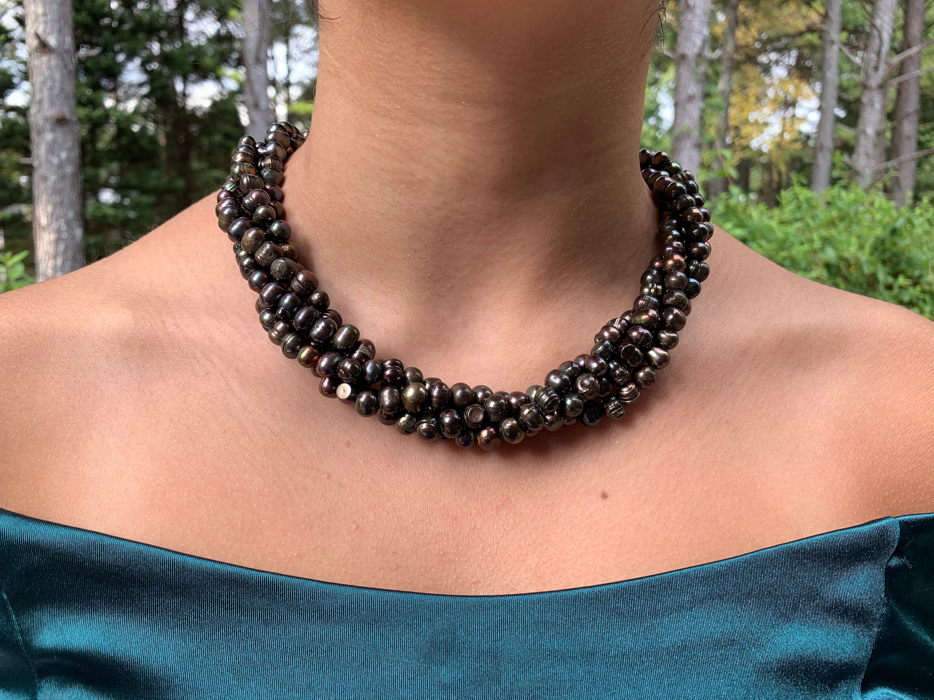 Black Pearl Necklaces - Custom Made in Sydney | Aquarian Pearls