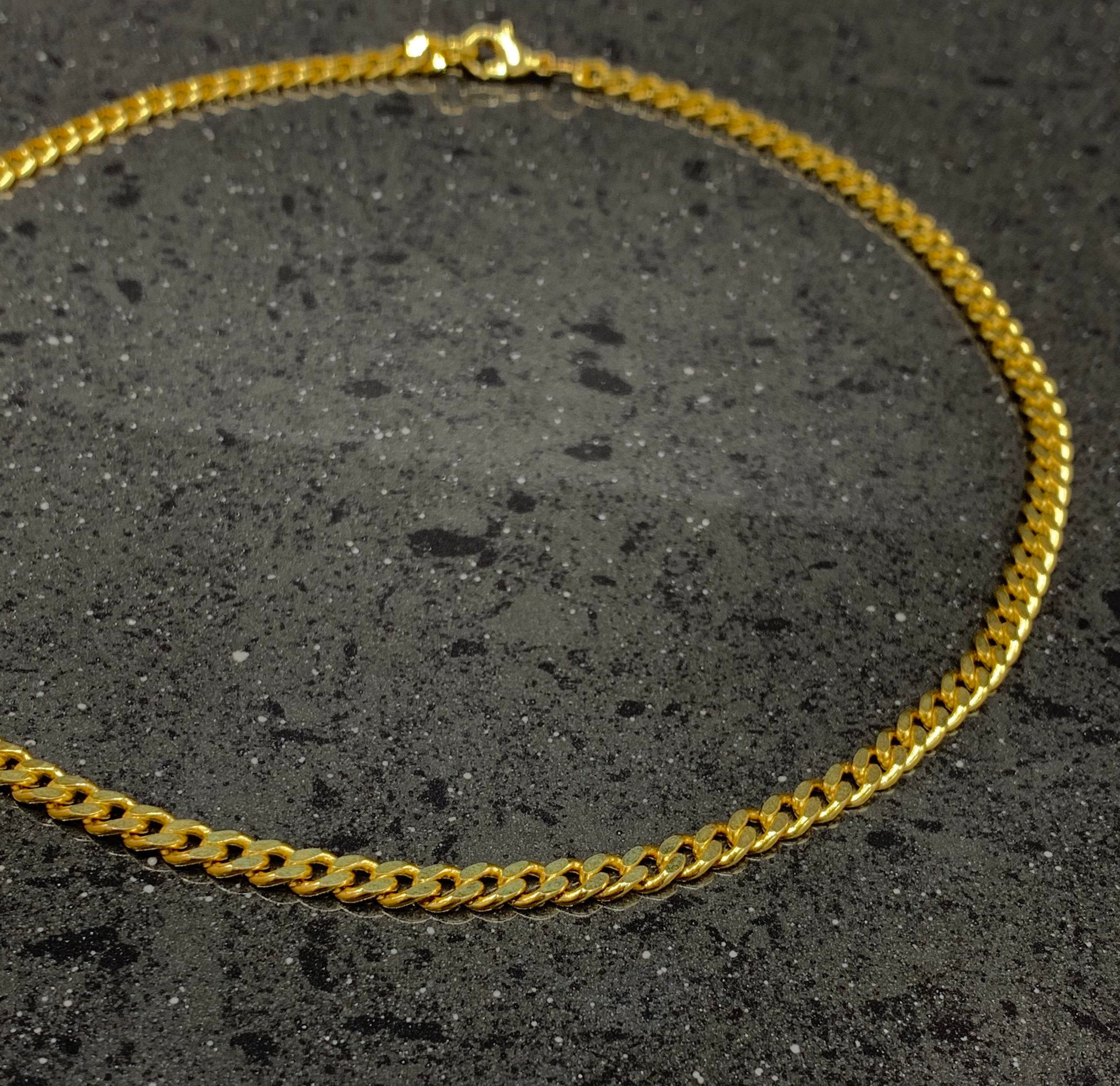 Chunky Gold Chain Choker Necklace, Gold Chain Necklace, Chunky Gold Necklaces for Woman, Gold Link Necklaces Chain, Gold Choker Chain