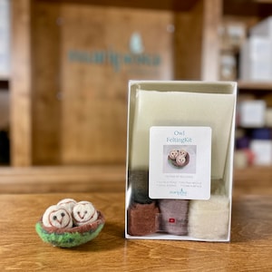 Kit de feutrage en laine Owlettes Bébé