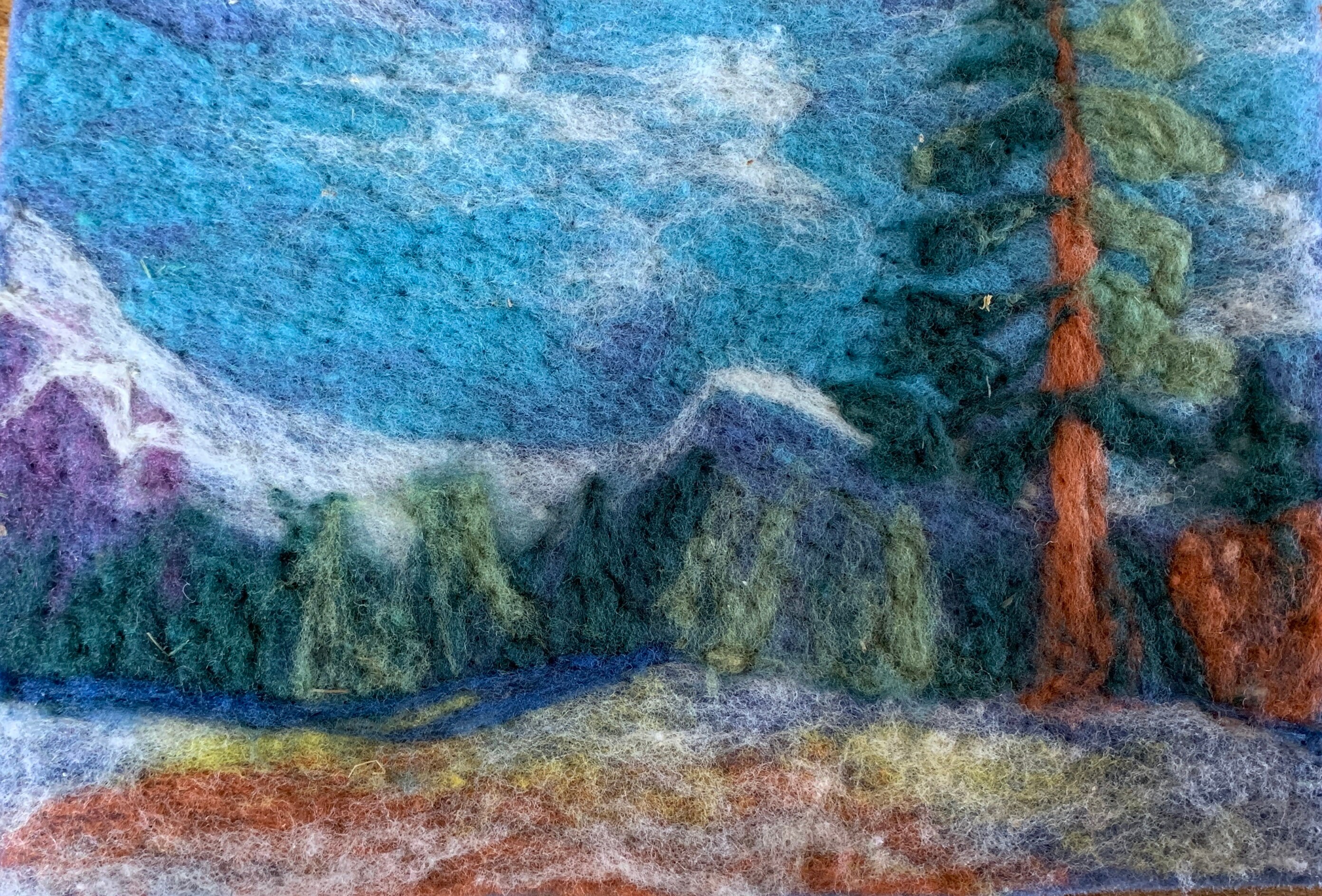 Felting Kit DIY Felting Felting Kit Landscape Scene Etsy Canada