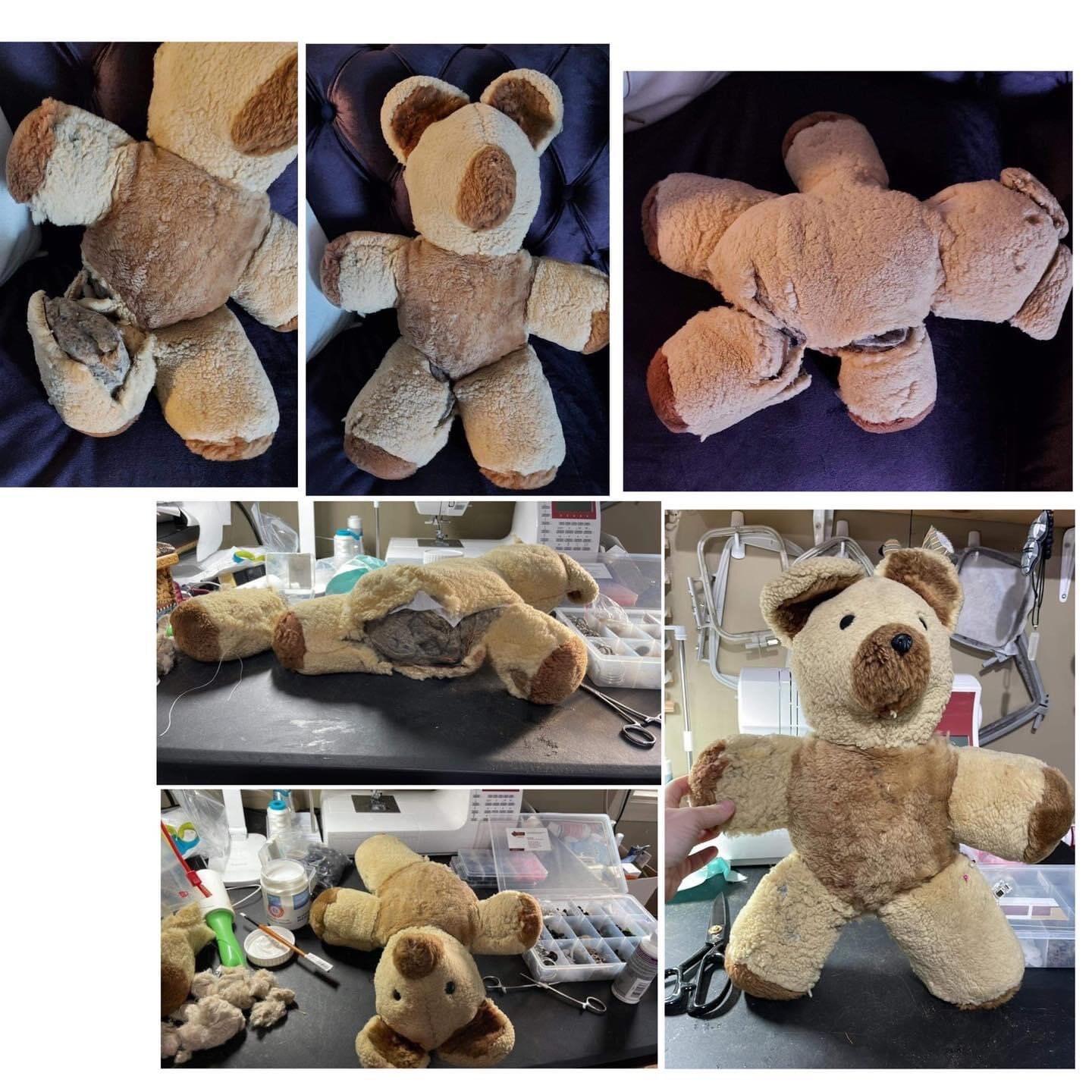 Teddy Bear Restoration/repair read Full Description Stuffed Animal