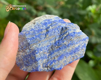 Natural Lapis Lazuli Raw Stone for Communication / Third Eye / Calming / Throat Chakra / Rough stones