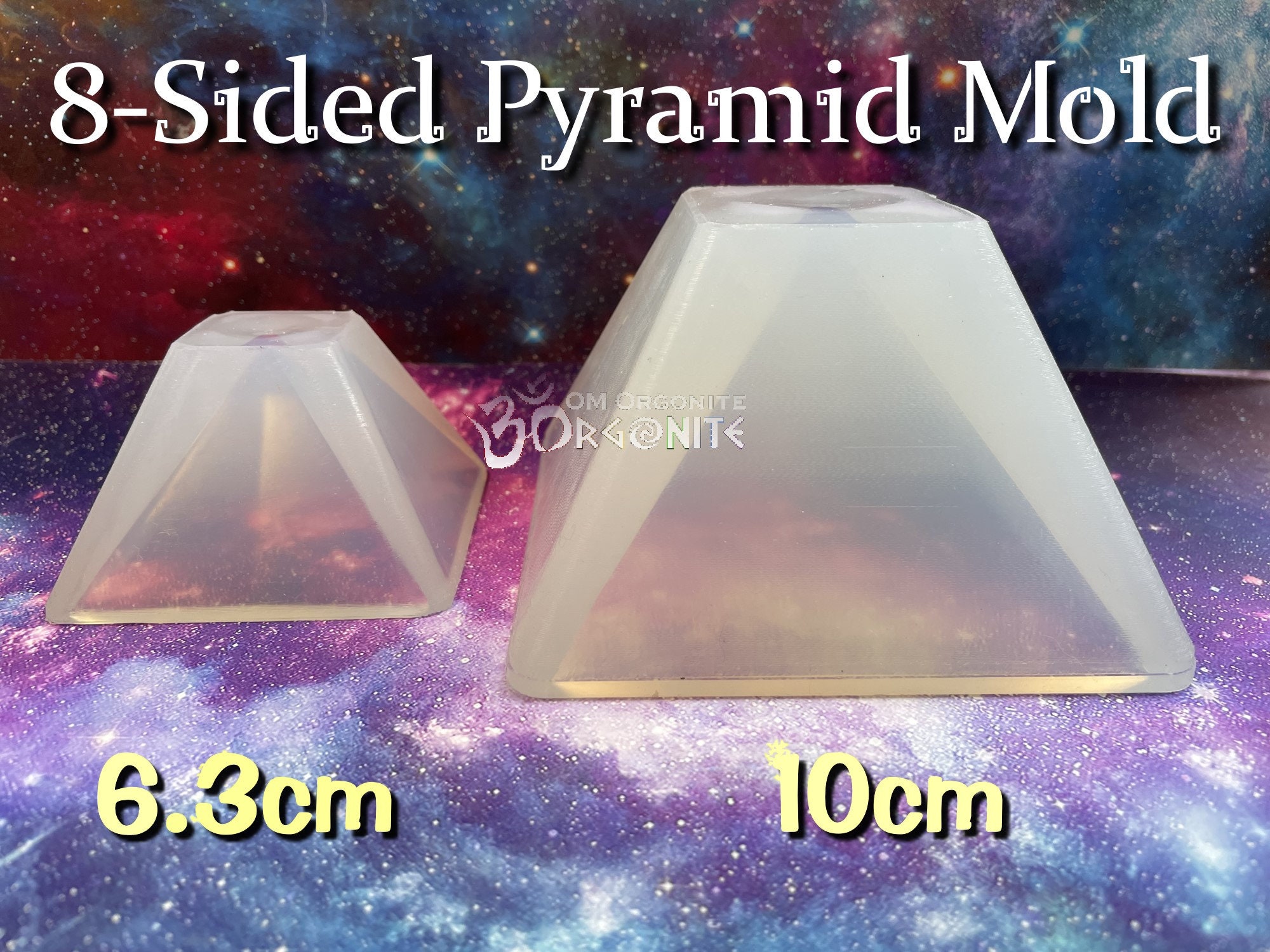Loygkgas New Large Silicone Pyramid Molds DIY Epoxy Resin Casting Mold for Resin (A), Size: One Size