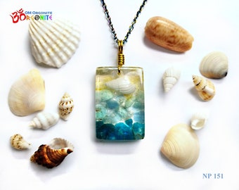Ocean Vibes Crystal Necklace | Healing Crystals | Beach | Happiness and Confidence | Handmade Jewelries