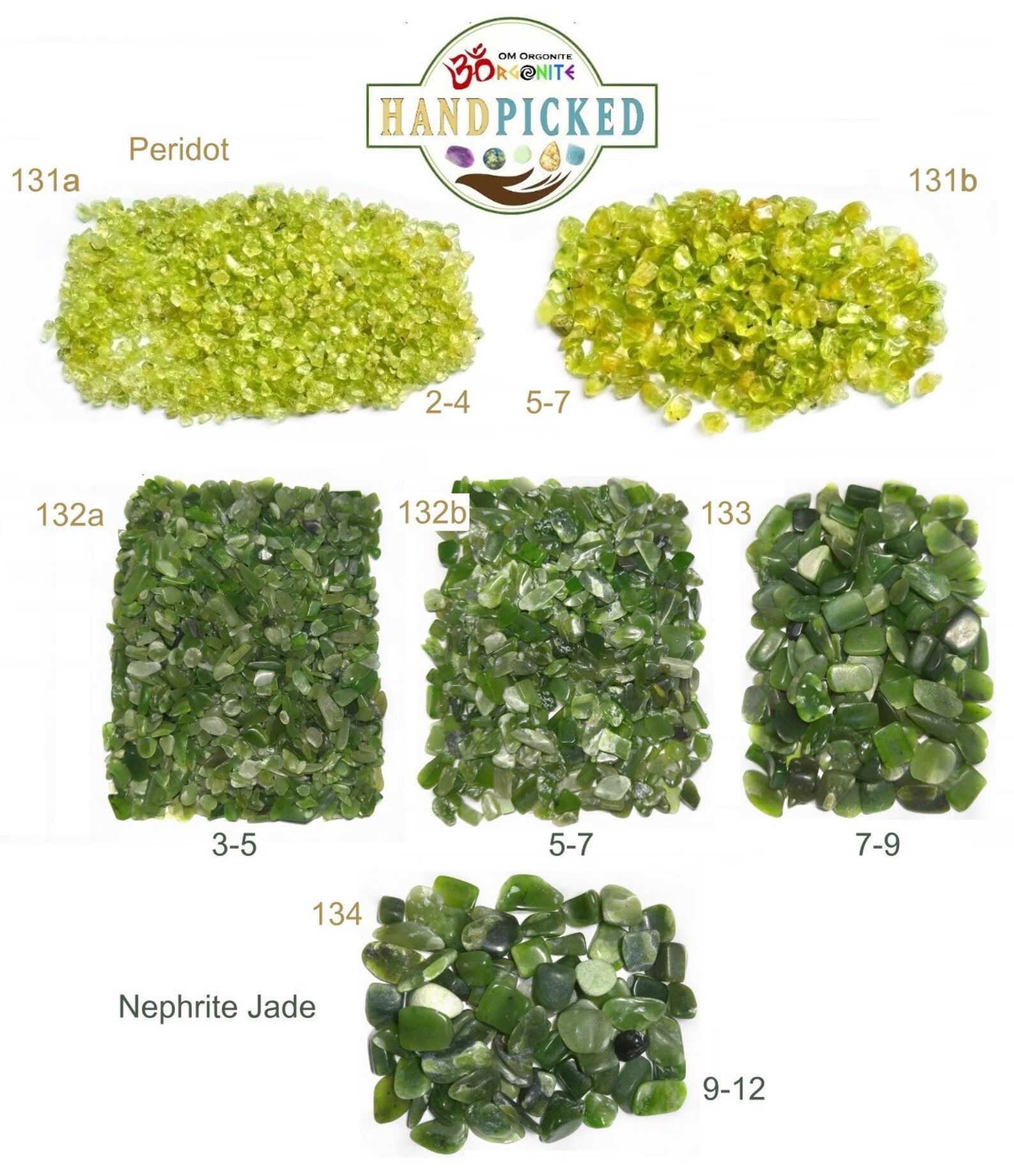 250 Types Tumbled Crystal Chips 60g Packs / Gemstone Chips / Etsy