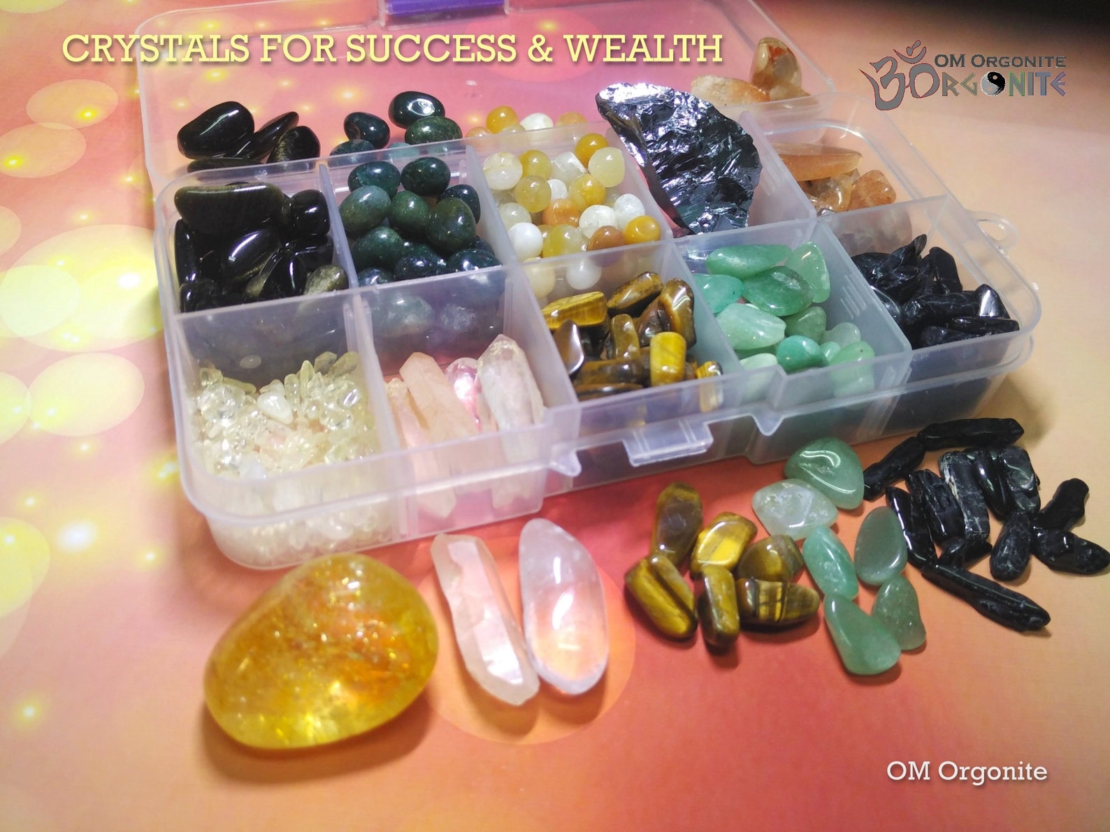 Success & Wealth Crystals Attract Money Crystal Set Etsy