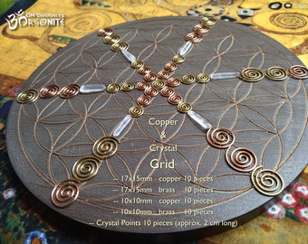 Copper and Crystal Grid (Basic Kit)