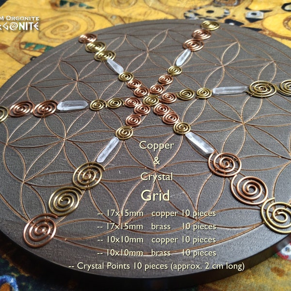 Copper and Crystal Grid (Basic Kit)