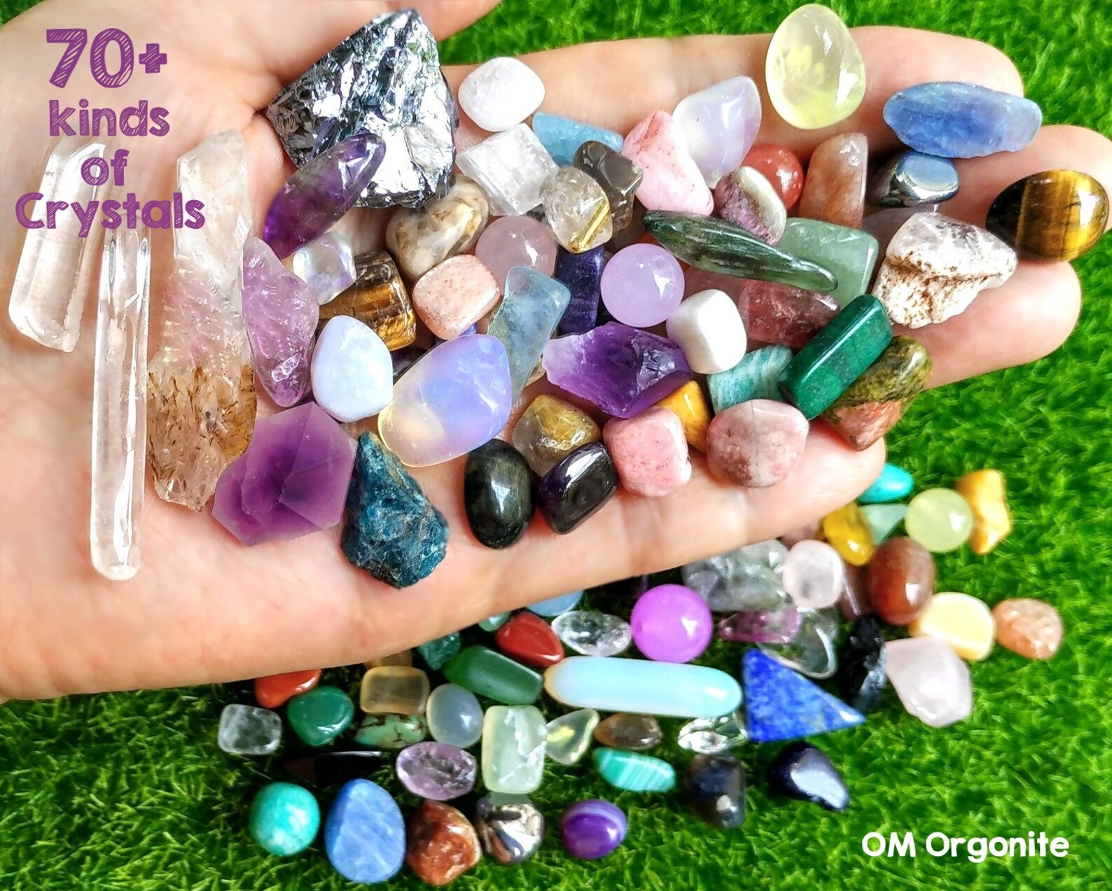 70 Types of Crystals Mystery Box / Collection / Gift Set / Etsy