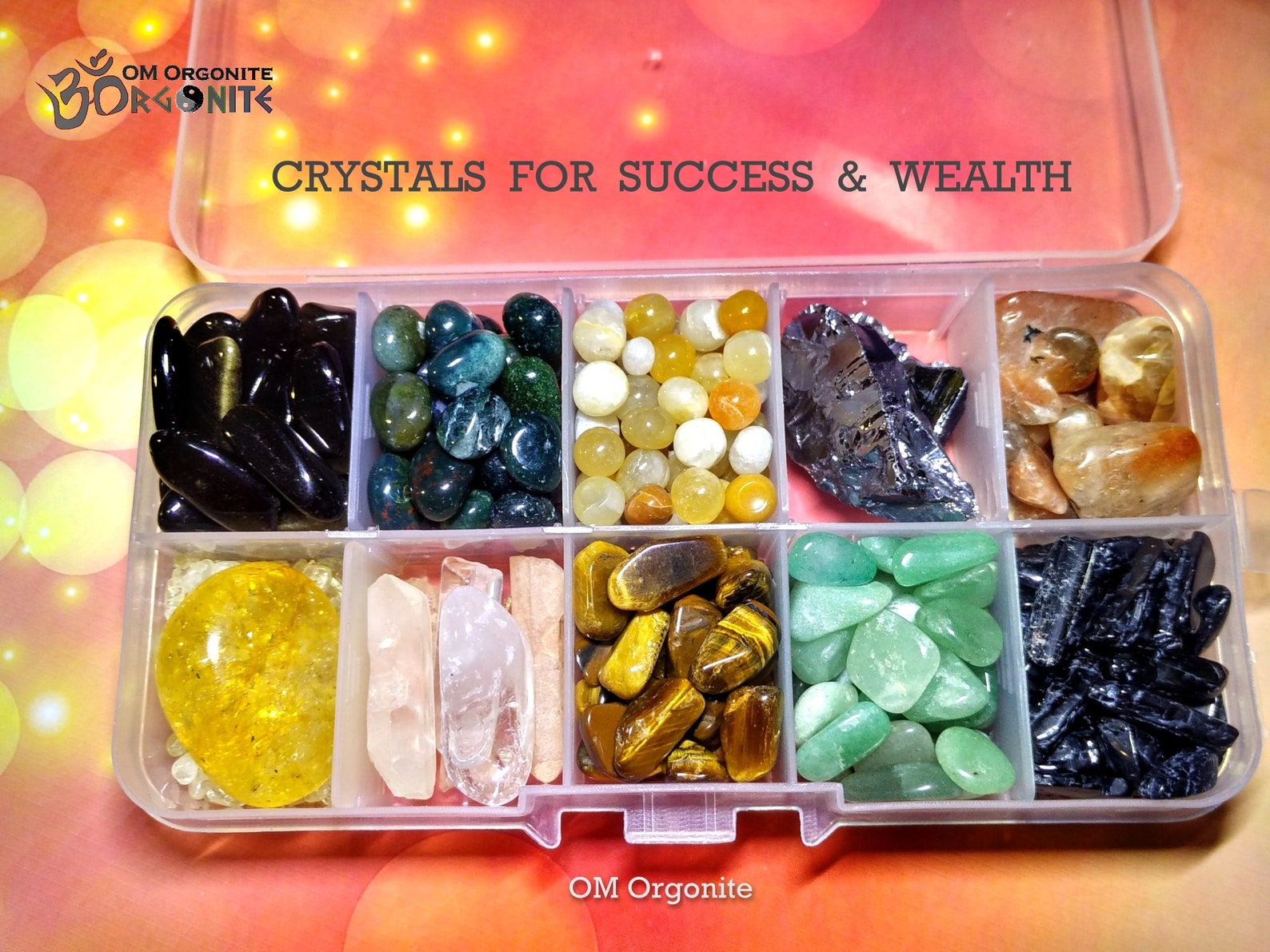 Success & Wealth Crystals Attract Money Crystal Set Etsy