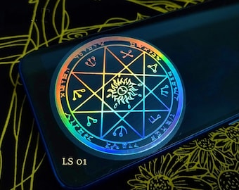 Heilige Geometrie PET Laser Sticker | Sternbild | Sternzeichen Astrologie | DIY Orgonit Herstellung Harz Kunst