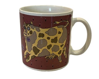 Calico Cow Mug, Japan, Designed by Taylor and NG, San Francisco