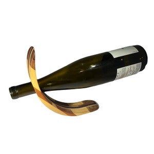 Handcrafted Wood Wine Stand