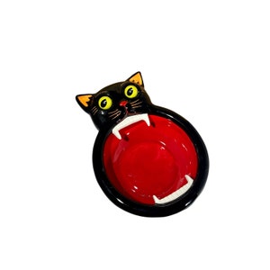 Department 56 Cat Candy Dish Wobbly Eyes