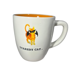 Rae Dunn Artisan Collection Halloween Scaredy Cat Mug