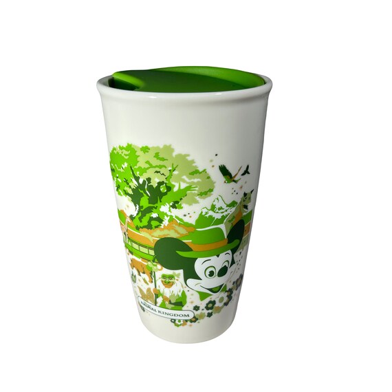 Disney Parks Starbucks Animal Kingdom Mickey Mouse Ceramic Tumbler Cup -  NEW